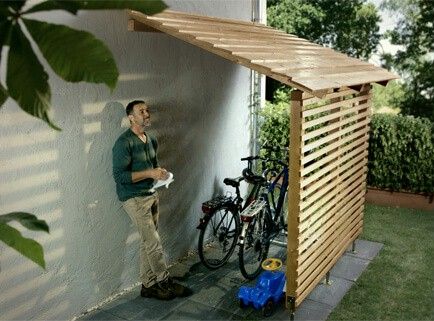 DIY: créer son abri à vélo maison